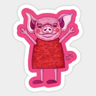 The Piggy Sticker